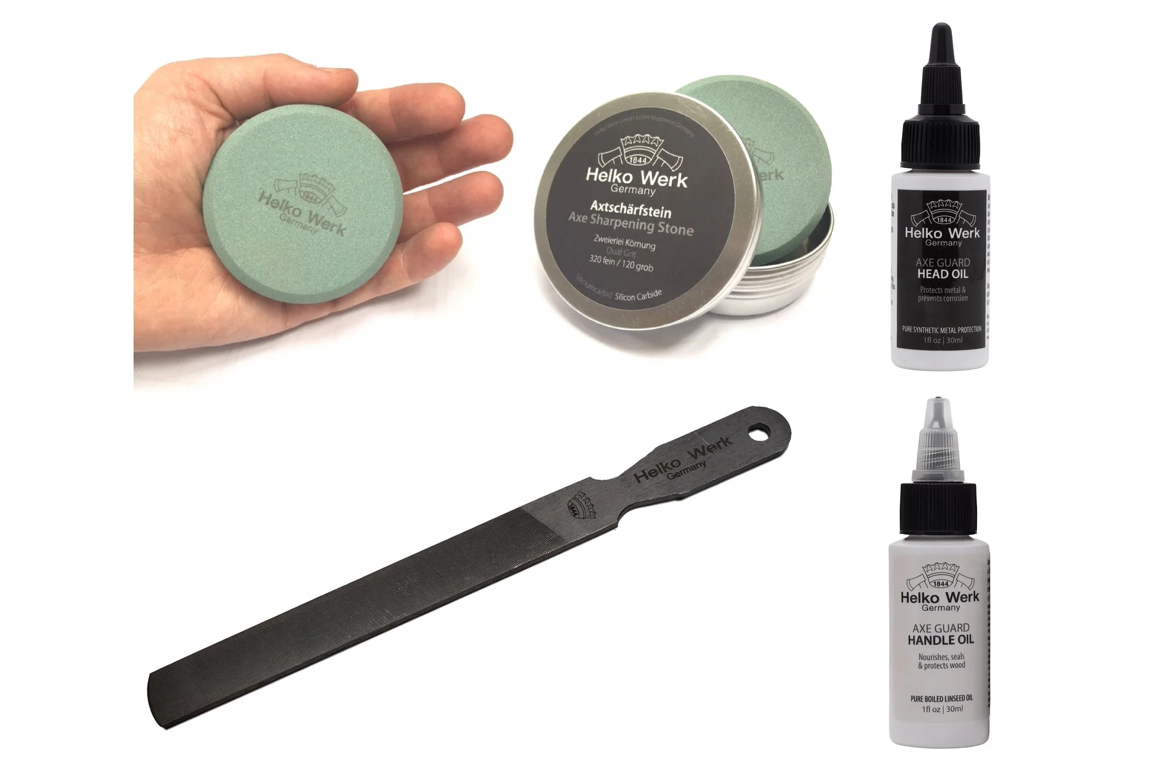 Standard Axe Maintenance Kit – Sharpen & Protect Your Axe — Helko